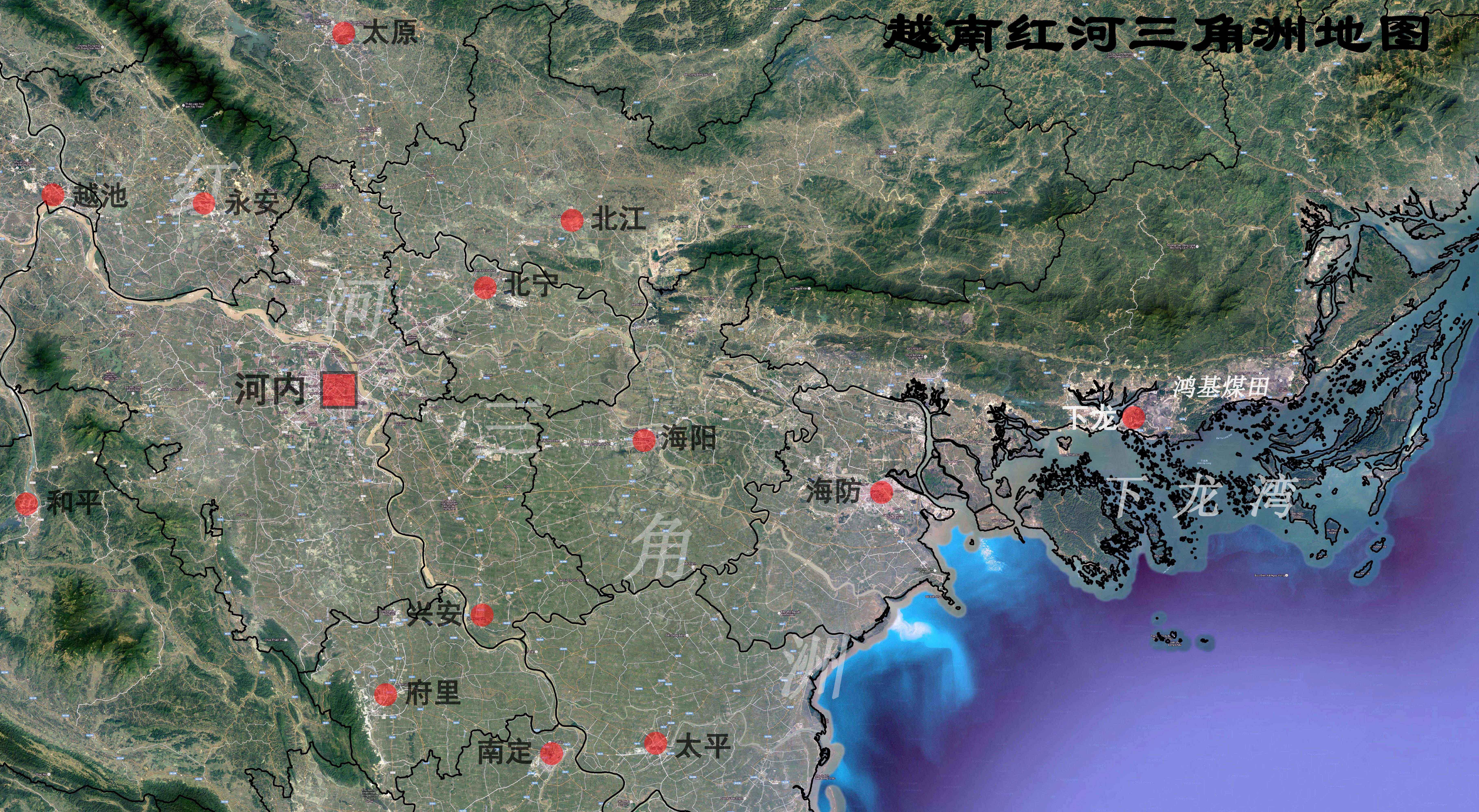 【地图】东南部:越南最发达的地区, 边和是胡志明市的卫星城,新型的