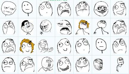 你在网上聊天时看到过哪些特别逗或者贱的聊天表情呢?