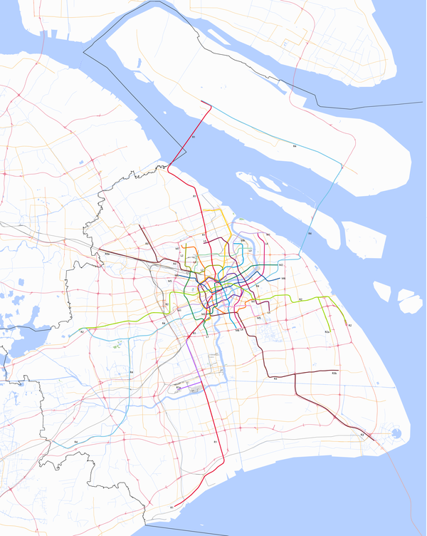 上海地铁的规划发展(二) 当systra的线网遇到上海市