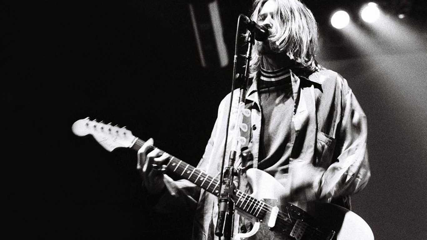科特·柯本(kurt cobain,1967—1994) "在全世界所有的吉他中,fender