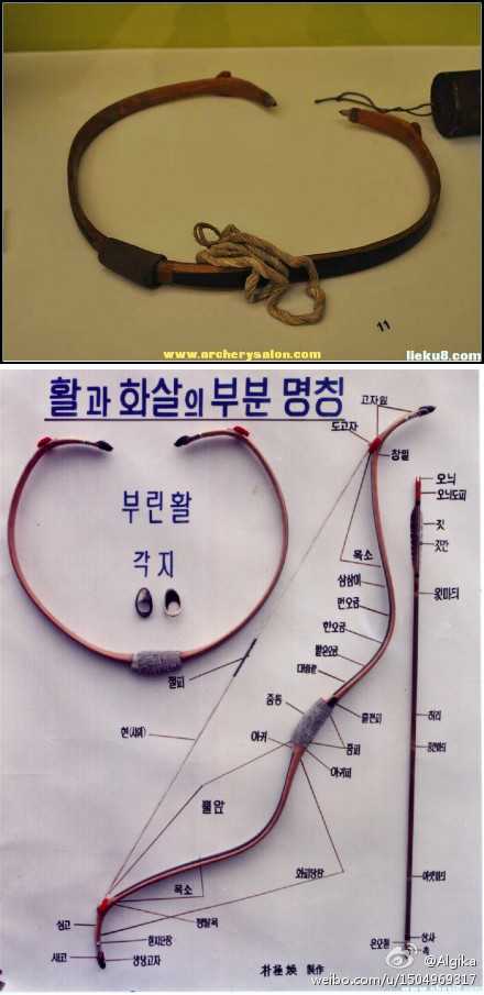 朝鲜弓,朝鲜弓的反曲简直可怕,有的甚至下了弦两梢相交.