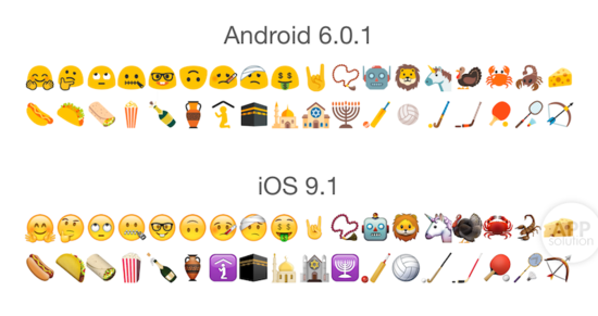 1所更新的新版emoji表情?