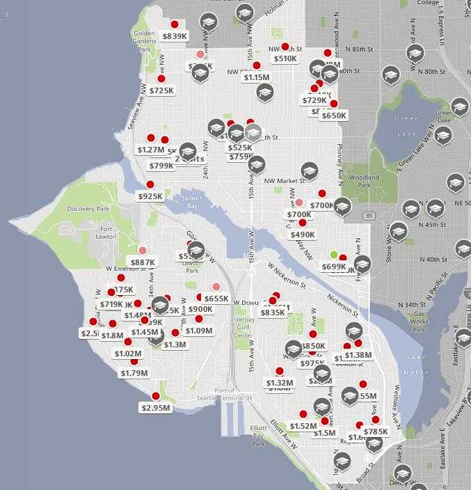 请问西雅图什么区域学区房性价比高?