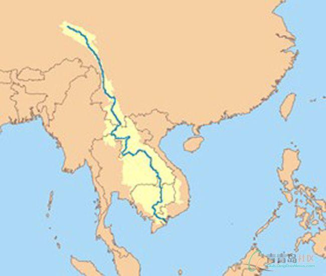湄公河干流依次是缅甸,老挝,泰国,柬埔寨,最后是越南.