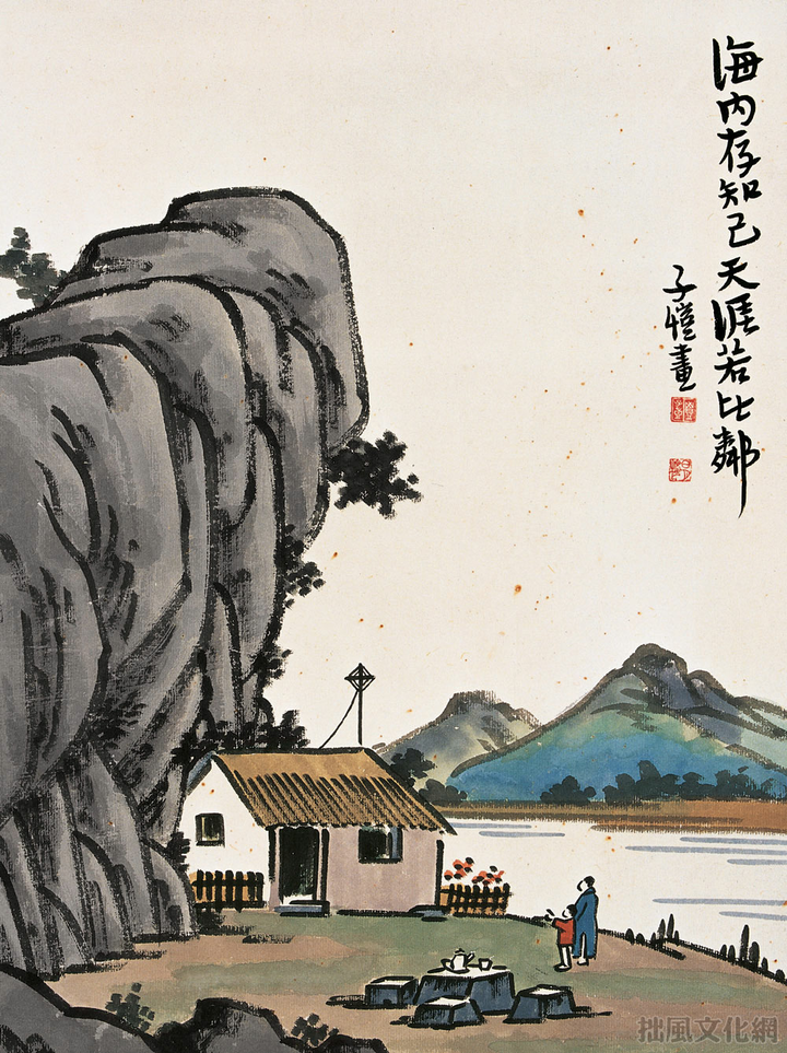 要知道,丰子恺尚且多以漫画家,插画家自居.水墨这俩字,还是慎重.