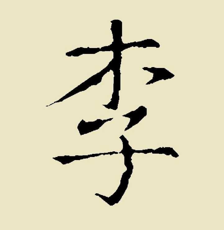 王羲之的"李,宋徽宗的"李,智永的"李,够用了吧?