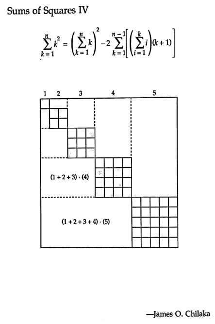 正整数的平方和公式是什么?怎么证明?