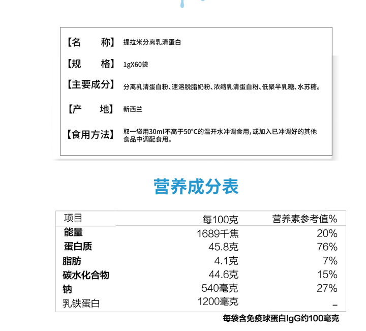 澳洲提拉米乳铁蛋白