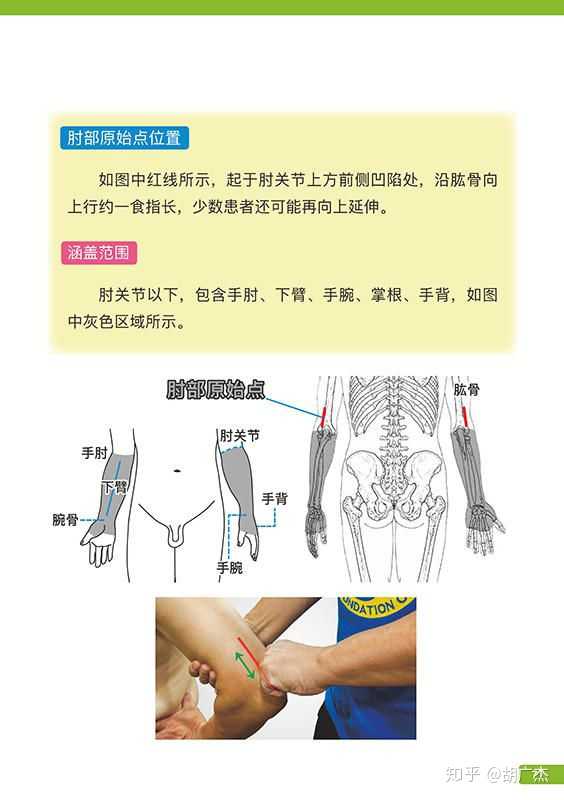 手腕疼痛按推肘部的原始点位置,找到压痛点揉开并用热源温敷,多做几次