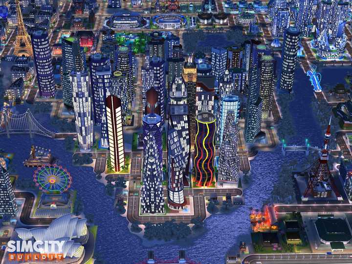 建筑师,规划师玩 simcity buildit(模拟城市建造)是种