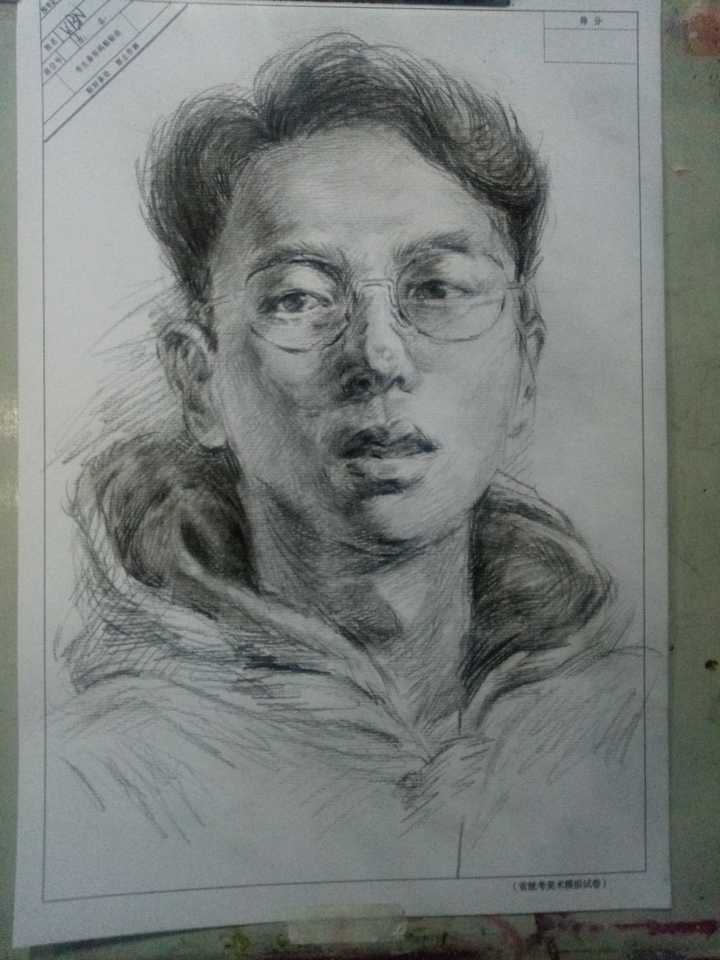 还有一个月联考素描画成这样怎么办?