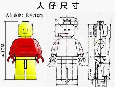 乐高人仔的尺寸有谁知道吗