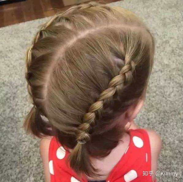 是女孩子,父母说,"女孩子后脑勺扁扎辫子好看")(黑人问号脸)哪里好看?