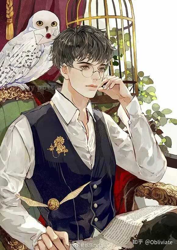 还有两个剧里的小帅哥,塞德里克和伍德,随便带上里德尔出来走走过场.