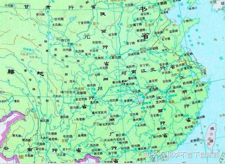 "省"是在元朝成为一级行政单位的,元朝那个时候就有江浙,湖广,江西