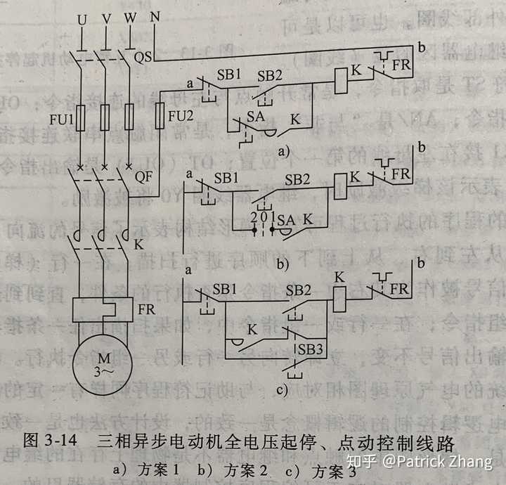 电动机点动与长动控制接线时sb3怎么接线