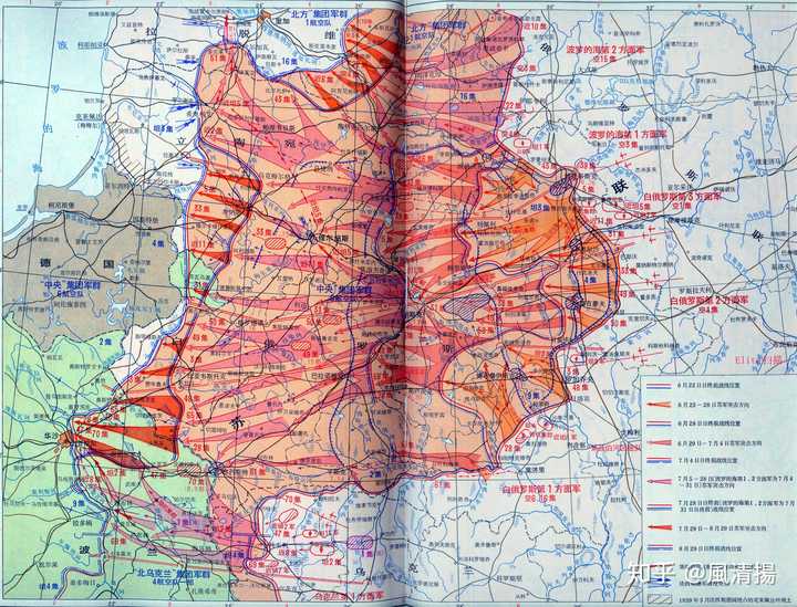 白俄罗斯战役地图,来源:军事科学院翻译《苏联军事百科全书》