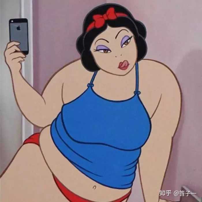 最近流行白雪公主头像 白雪公主竖中指头像