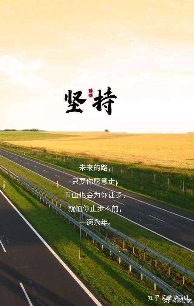 我要坚持 知乎