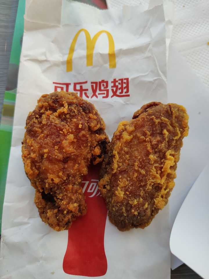 如何评价麦当劳的可乐鸡翅