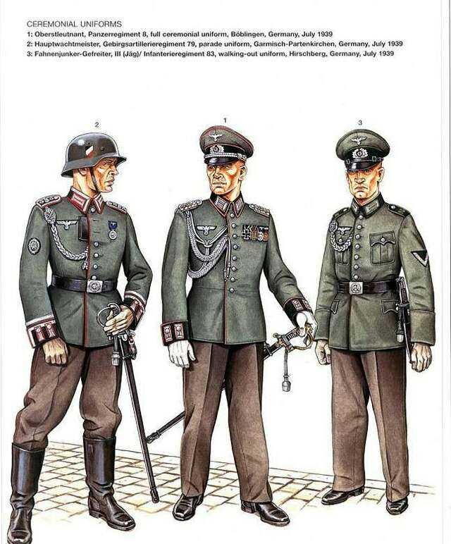 纳粹德国军装设计威武霸气帅气