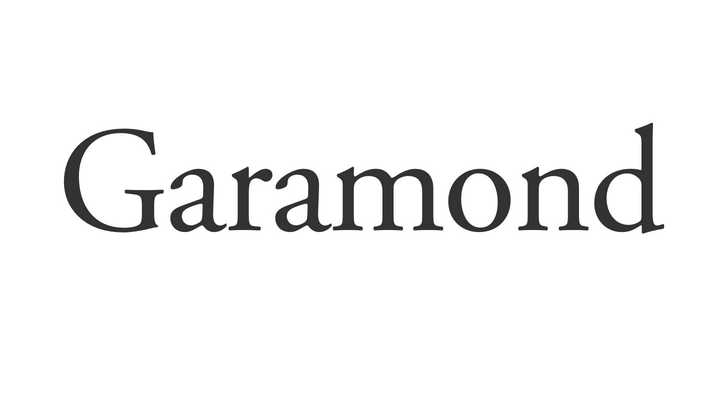 garamond(加拉蒙)