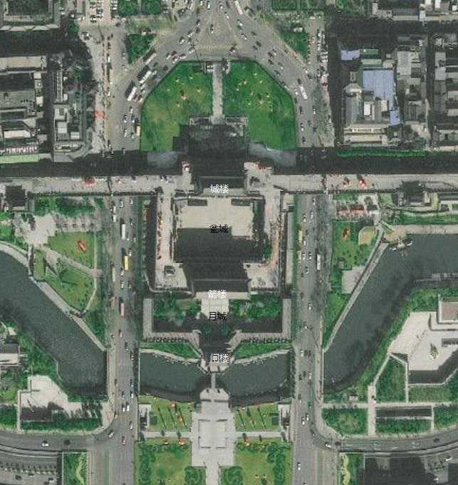 请问下图是西安城墙的哪个城门是同一个城门吗