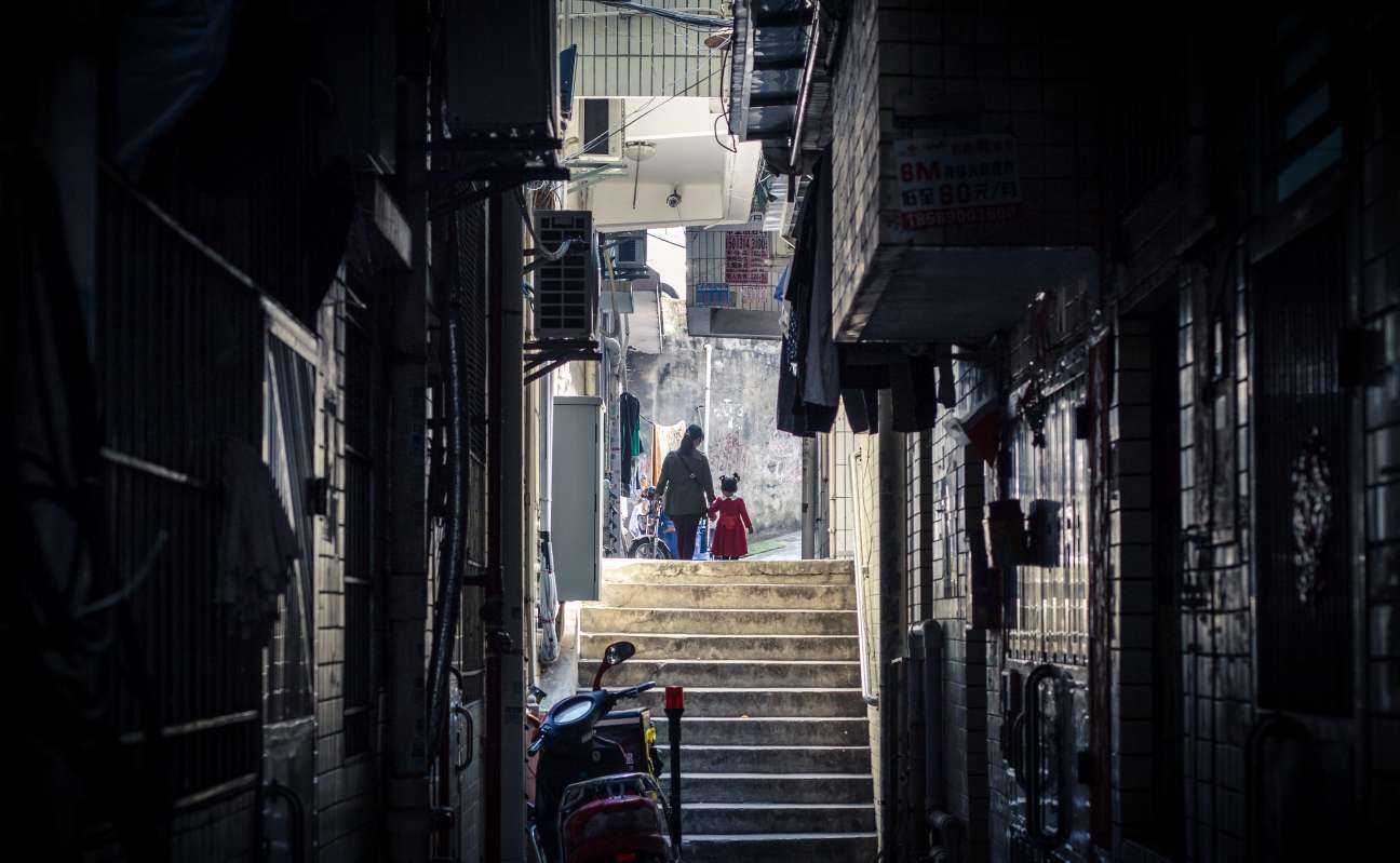 深圳平山村的小巷子