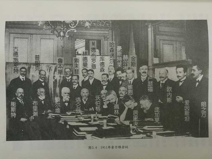 前面有人把1927年索尔维会议的图片放上去了,我就放1911年喽,这两张