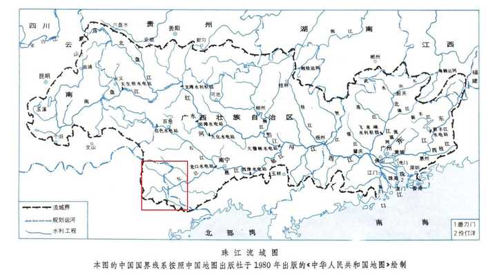 左江是珠江主流西江的支流郁江的最大支流,发源于越南.