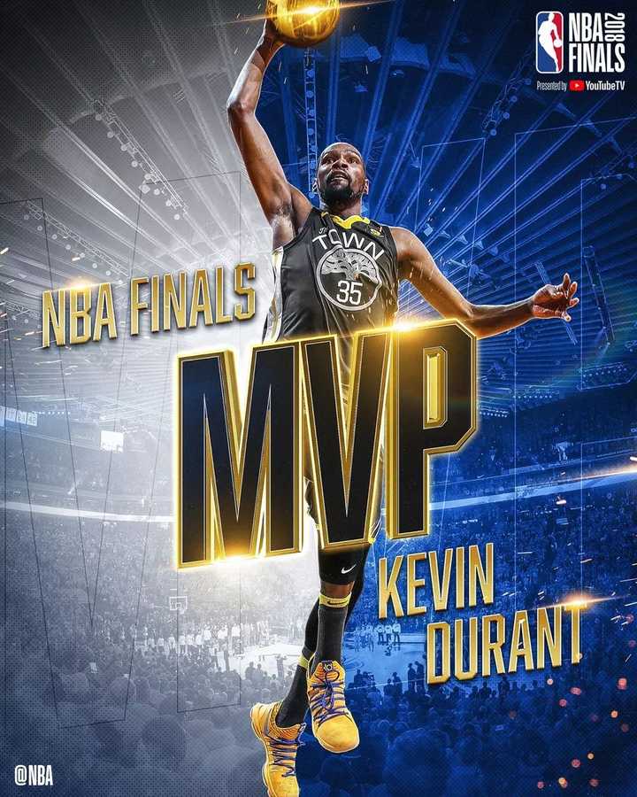 nba官方推特祝贺杜兰特拿下fmvp