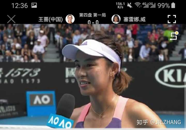 2020 澳网女单第三轮中国金花王蔷淘汰大满贯得主小威廉姆斯,如何评价
