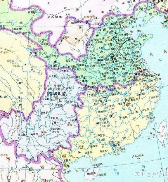 最强的当然是魏国 常常有人拿三国的地图来说事,说三国的实力差不多