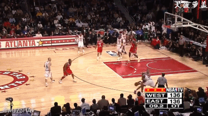 乔丹第九球——全场最后一球,颜射马里昂!