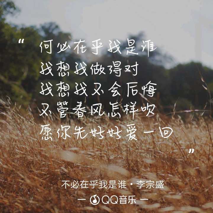 李宗盛的哪句歌词打动过你?