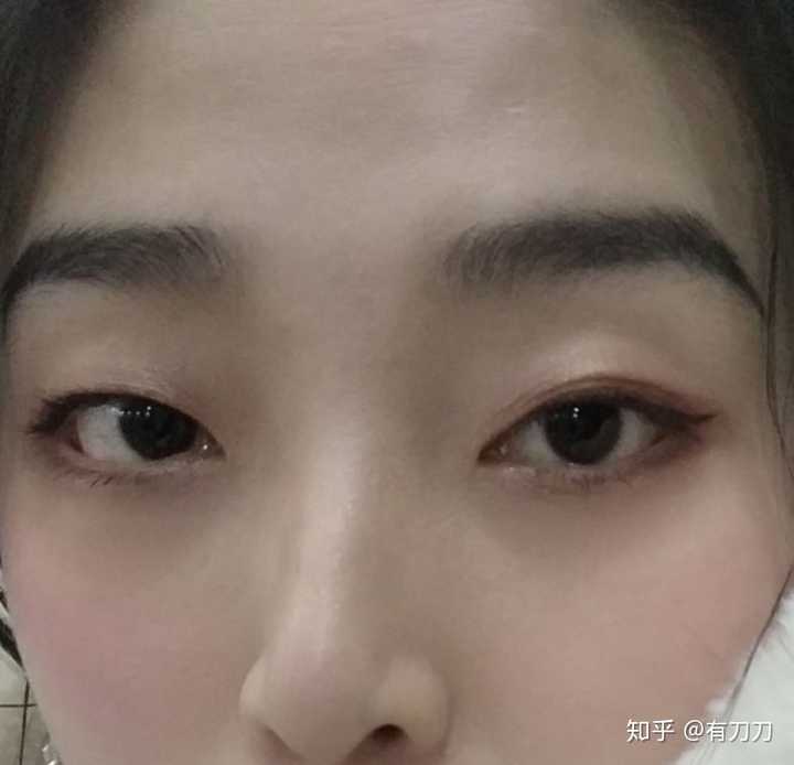 单眼皮眼睛不大算是肿泡还三角眼的人怎么画眼影.
