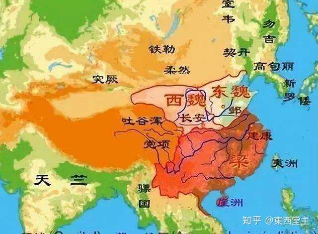 北魏的创始者拓跋珪是鲜卑人,或者说是草原游牧民族.