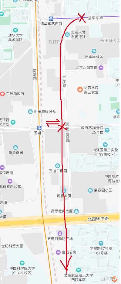 清华东路西口站西移400米至北京林业大学南二门附近,为地铁在清华校外