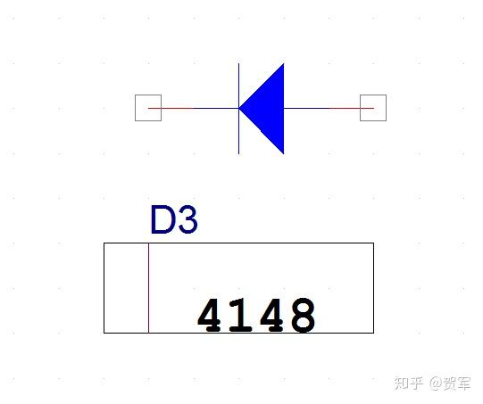 这个电路板上的二极管图标怎么分正负啊?