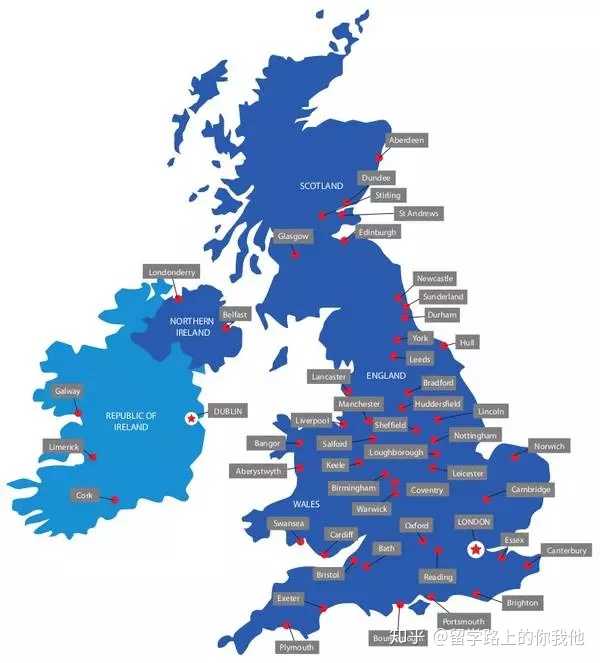 英国大学分布地图: 【资料】历时一个月整理的独家【2019-2020英联邦