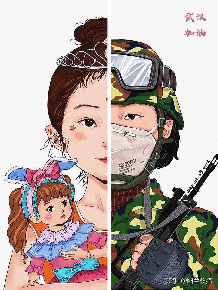 在这次疫情期间,有哪些正能量的漫画和短视频?