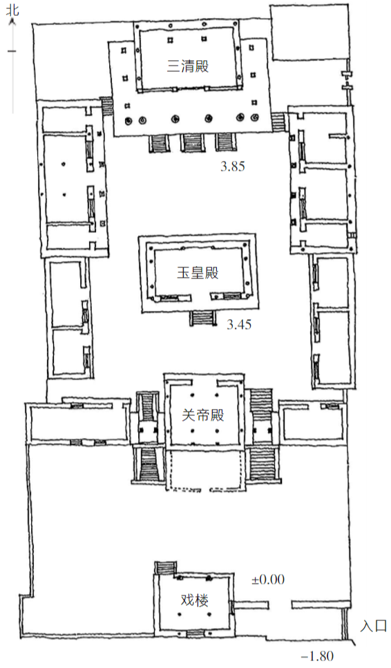 古代有一边悬山一边歇山的建筑吗?