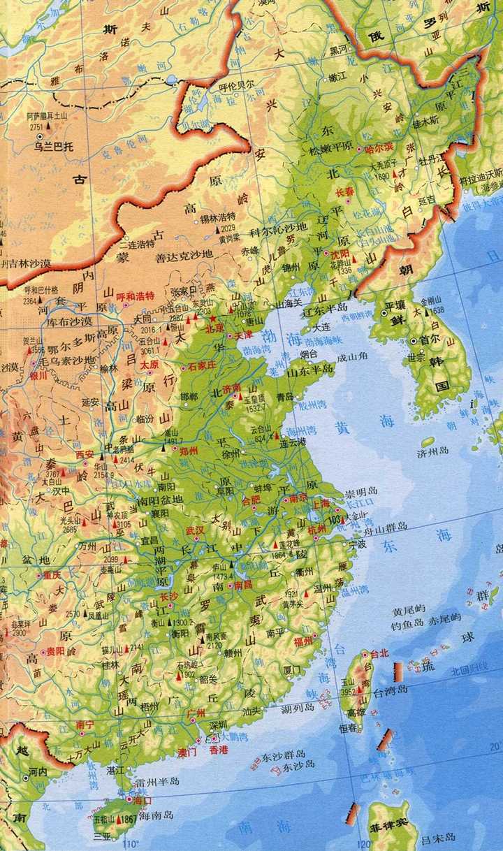为什么中国的沿海省份基本都是高瘦型而不是矮胖型?