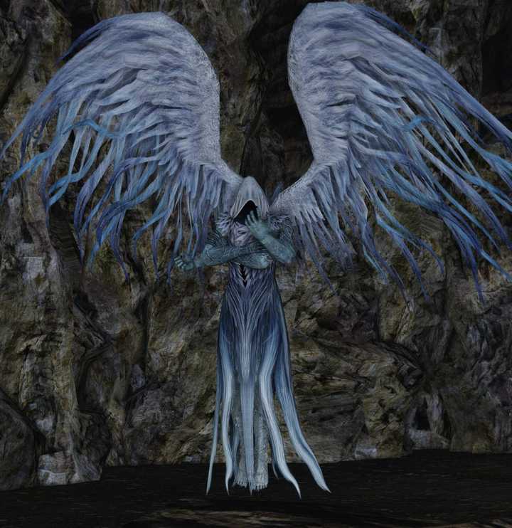 暗天使(ds2) 白龙希斯被抛弃的本体,盘踞远古暗穴收人像