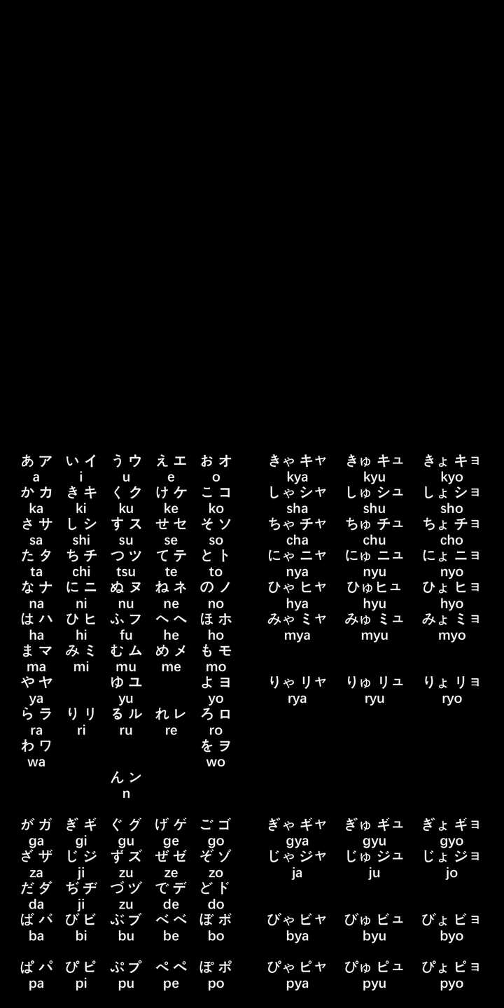 有没有日语五十音图好看的壁纸呢?