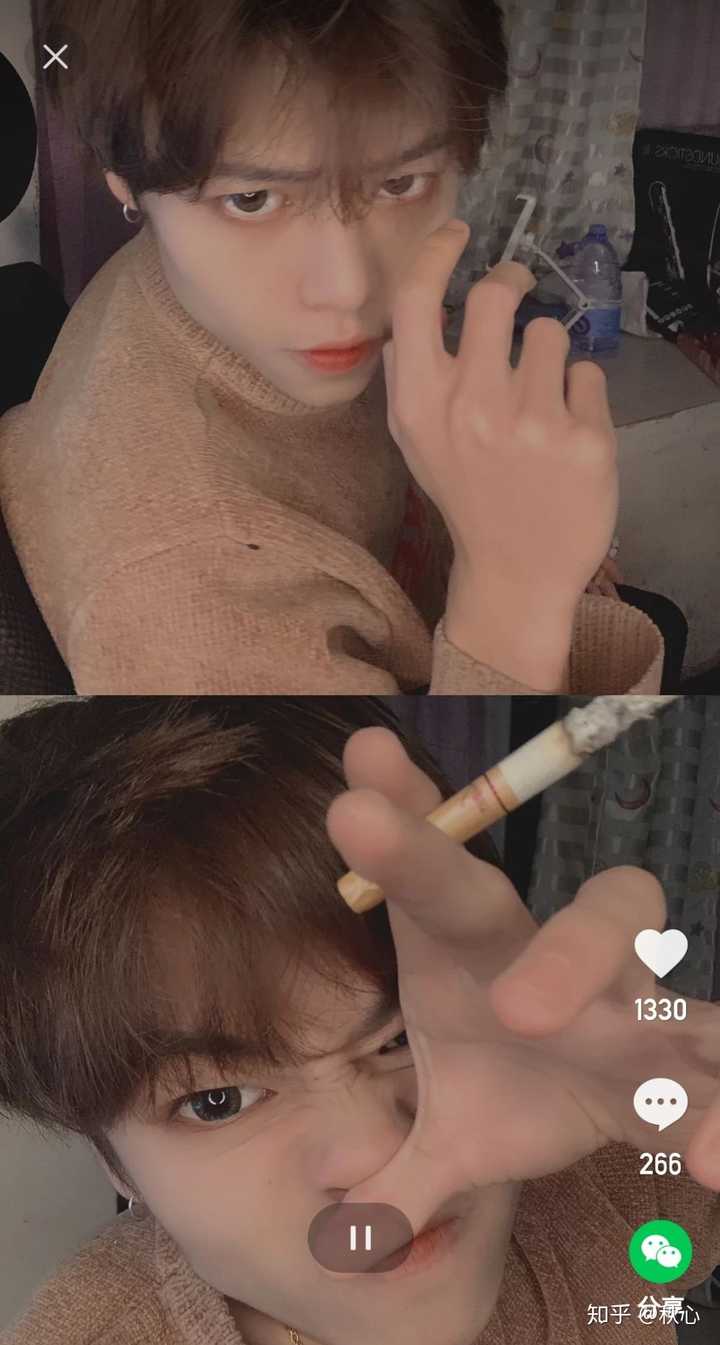 更 最近林尸辞的领头羊整顿了,还发了吸烟快手作品,一下子热门了