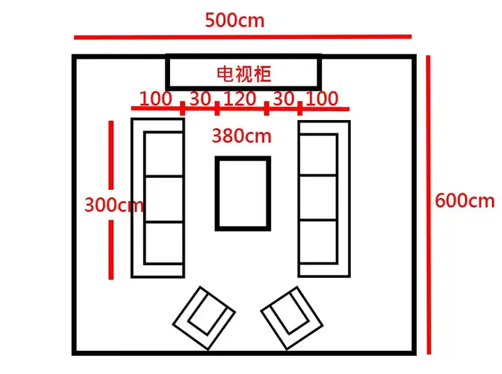 布置客厅时,沙发的尺寸和组合方式应当如何选择?