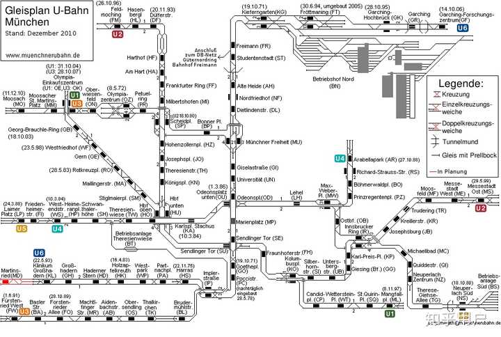 慕尼黑u-bahn配线图
