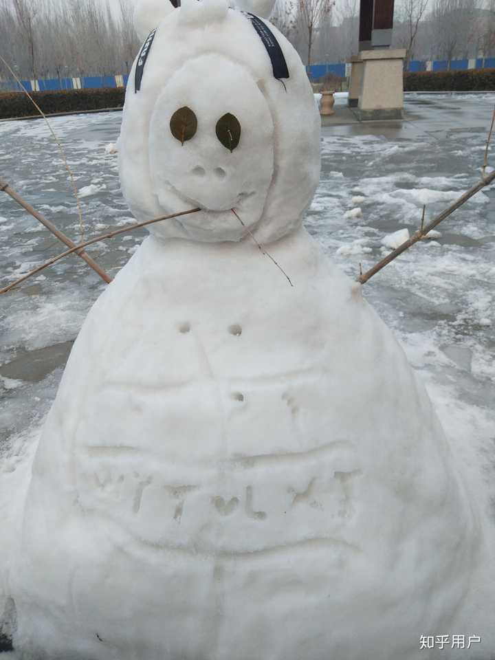 这个冬天你堆过那些牛逼的雪人?