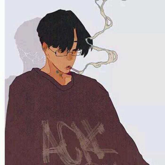 是不是男孩子叼根烟都丧丧呀